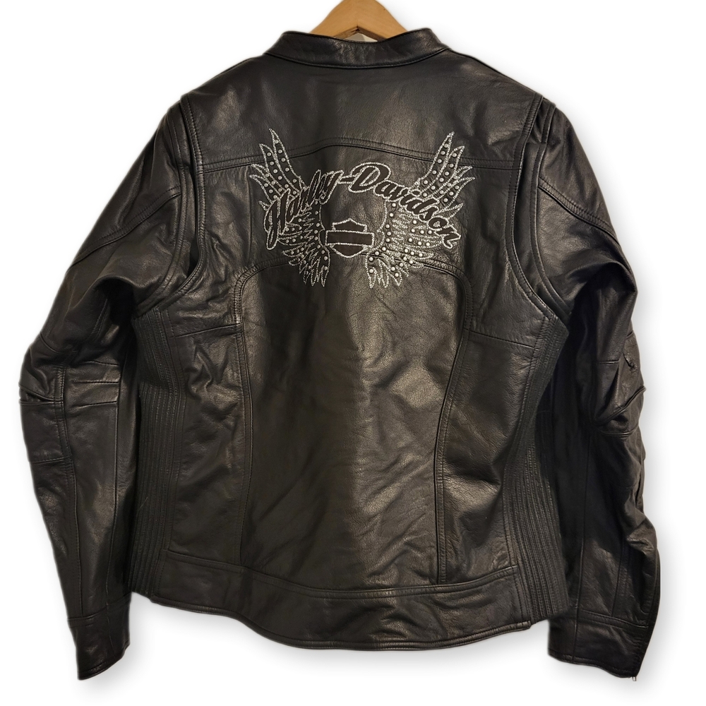 Harley-Davidson Black Leather Jacket Size XL